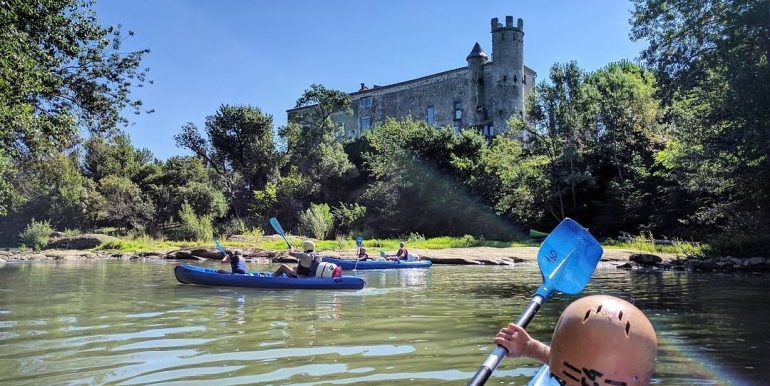 23 Canoé en famille sur l'Aude