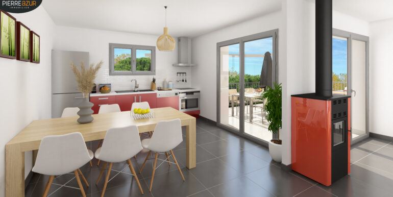 012 Villa Gaby - APPT R+1 - séjour cuisine