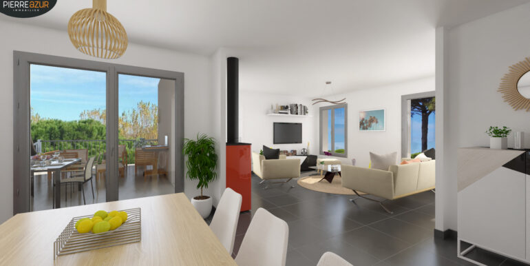 013 Villa Gaby - APPT R+1 - Séjour cuisine