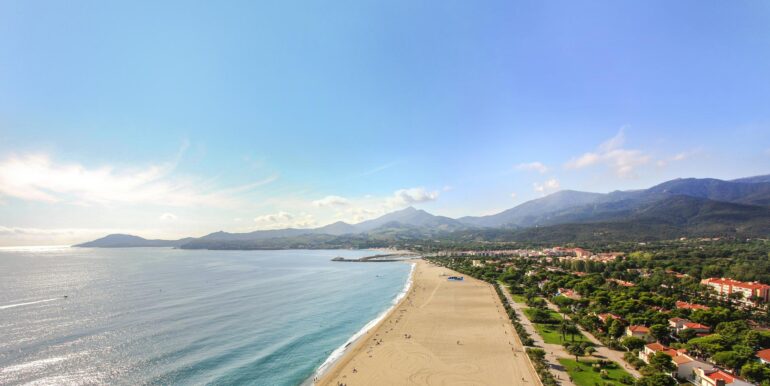 087 plage et promenade d'Argeles