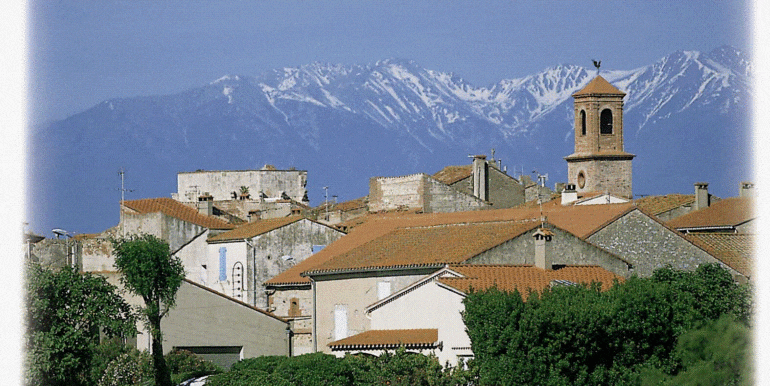 002 le village et le Canigou